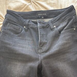 Risen Jeans Black Denim Pants